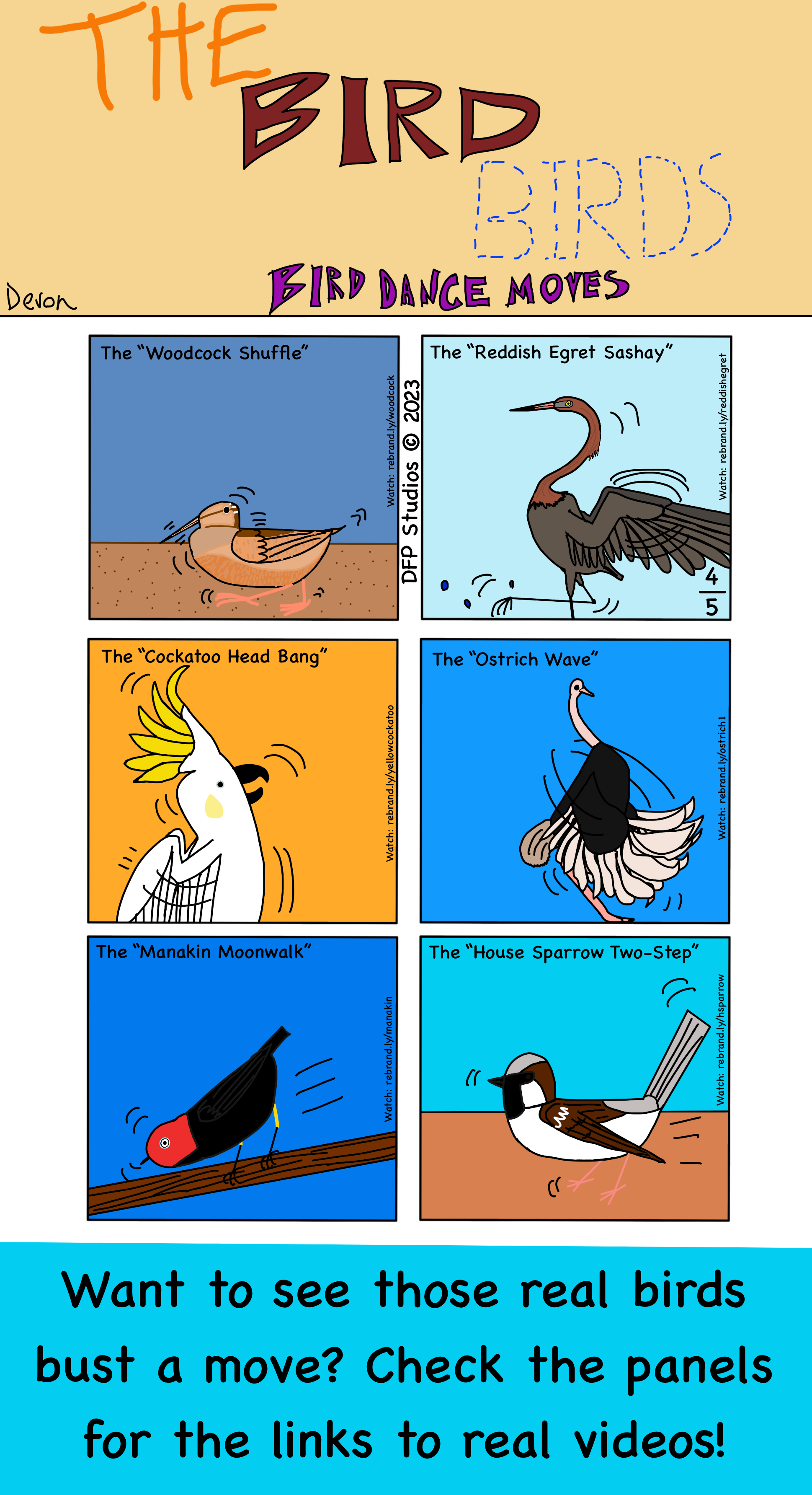 Strip: Bird Dance Moves