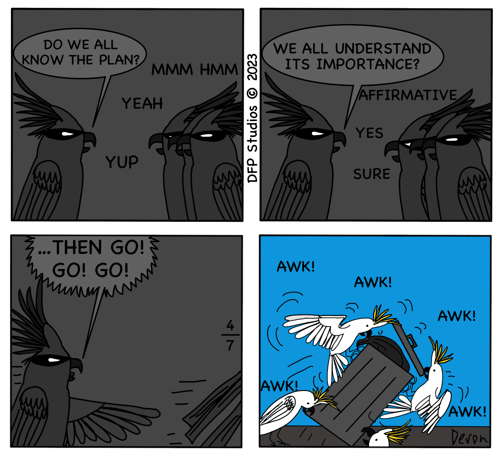 Strip: Cockatoo Burglars