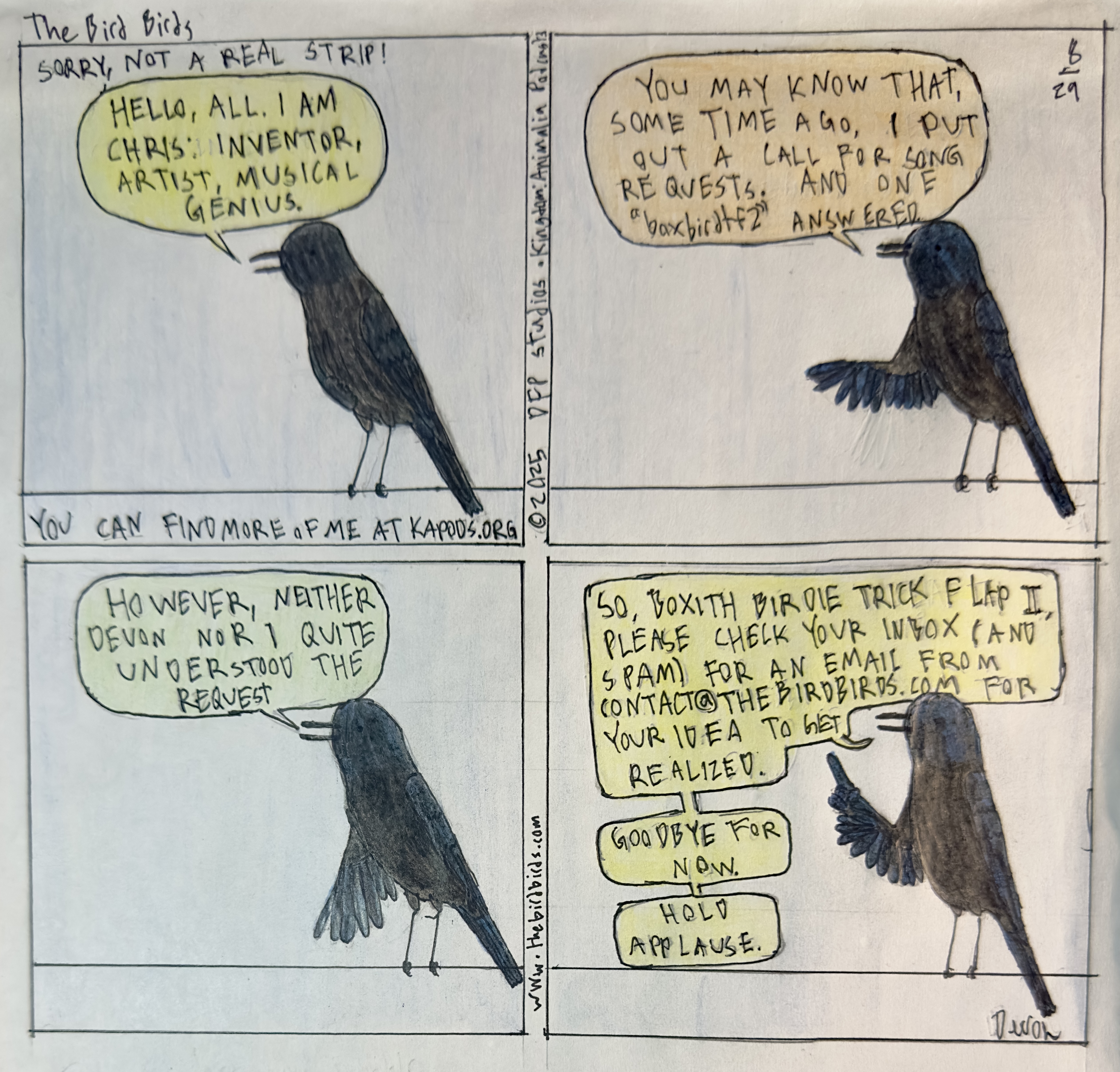 Strip: A Message for “boxbirdtf2”